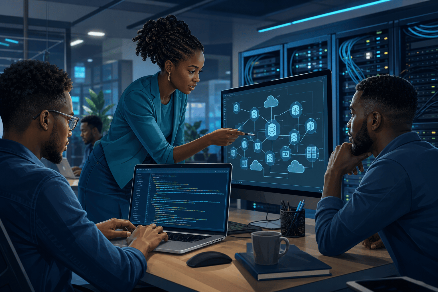 African engineers building software and cloud infrastructure
